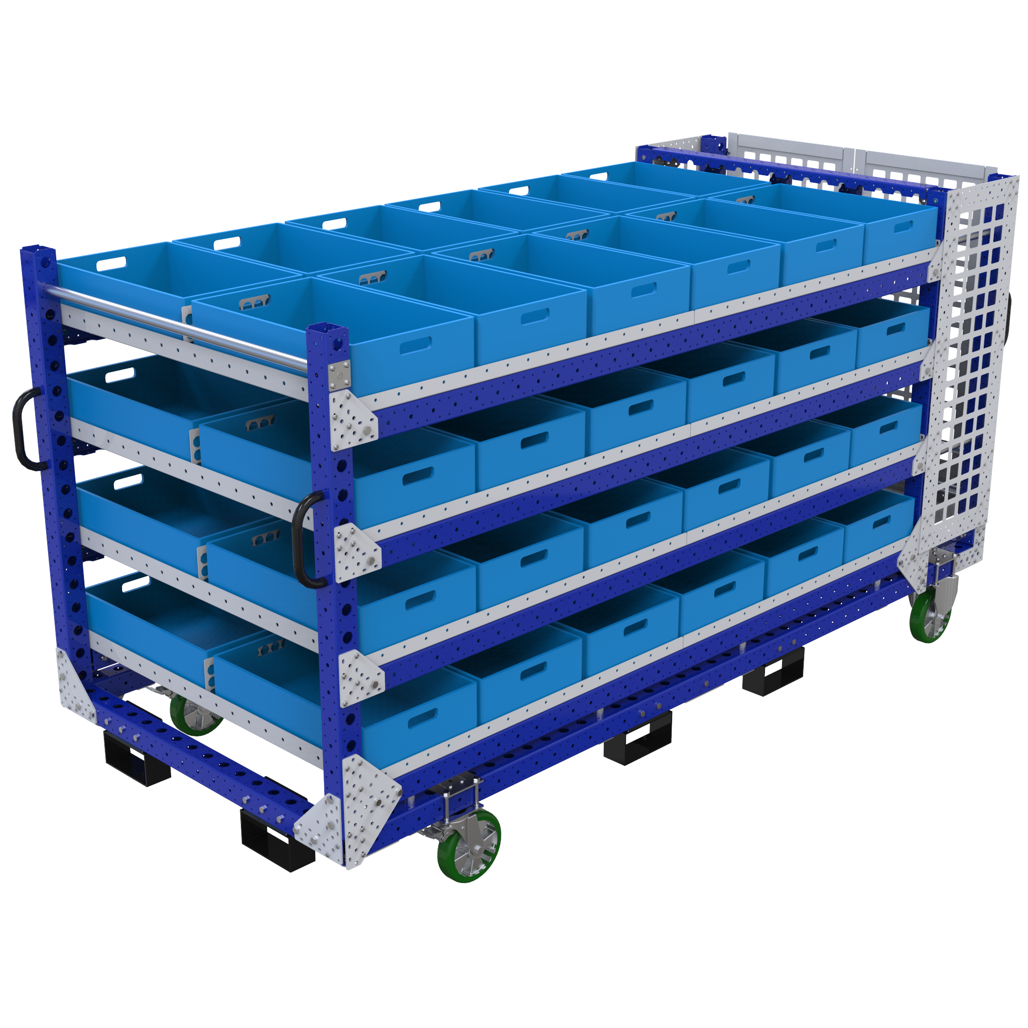 Carro con repisas 1260 x 2870 mm