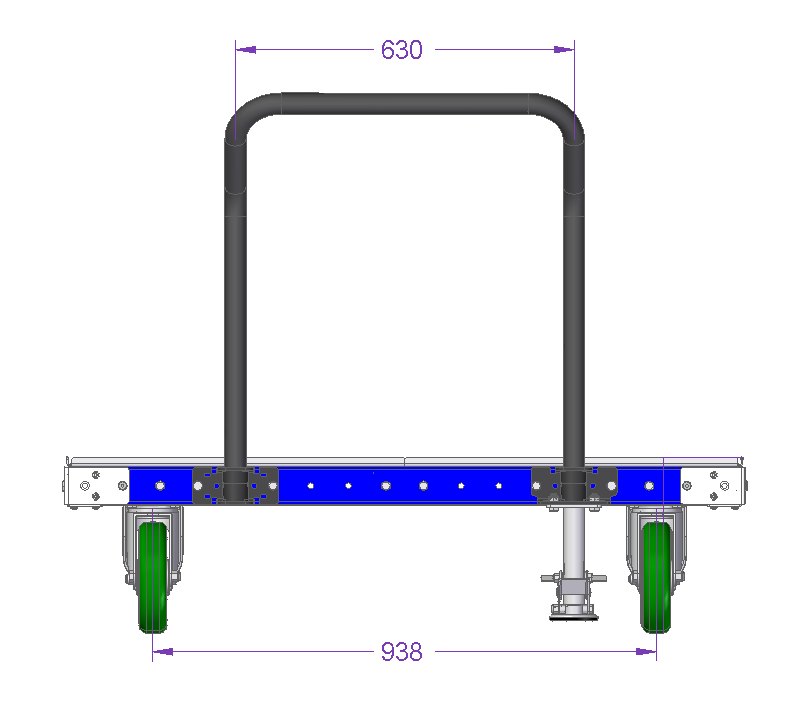 E–Frame Pallet Cart – 1260 x 1260 mm