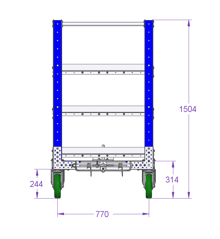 Shelf Cart – 63 x 33 Inches