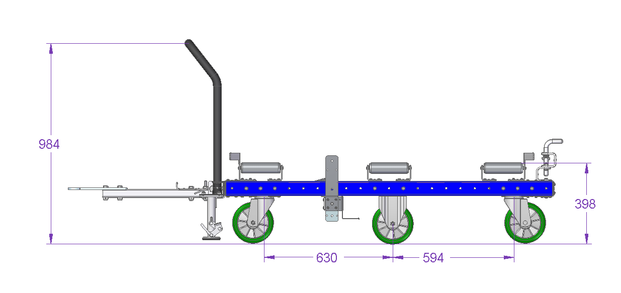Rollenwagen – 1610 × 1050 mm