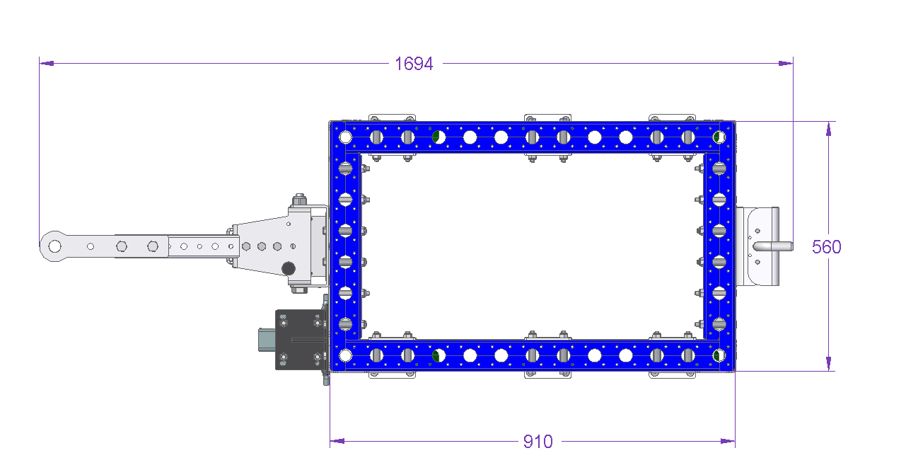Carro remolcador - 910 x 560 mm