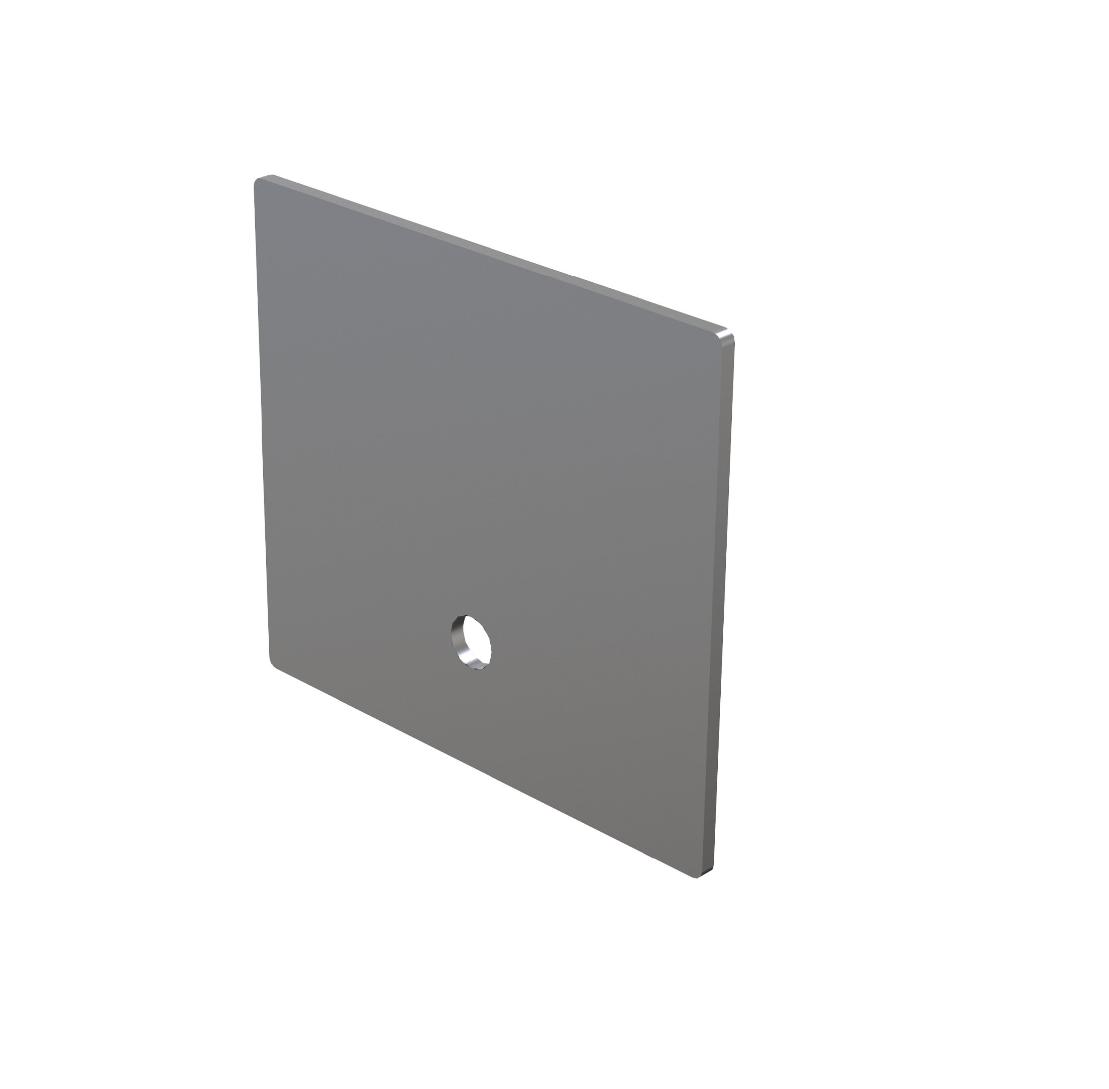 Roller rail end plate – 109 x 97.73 mm