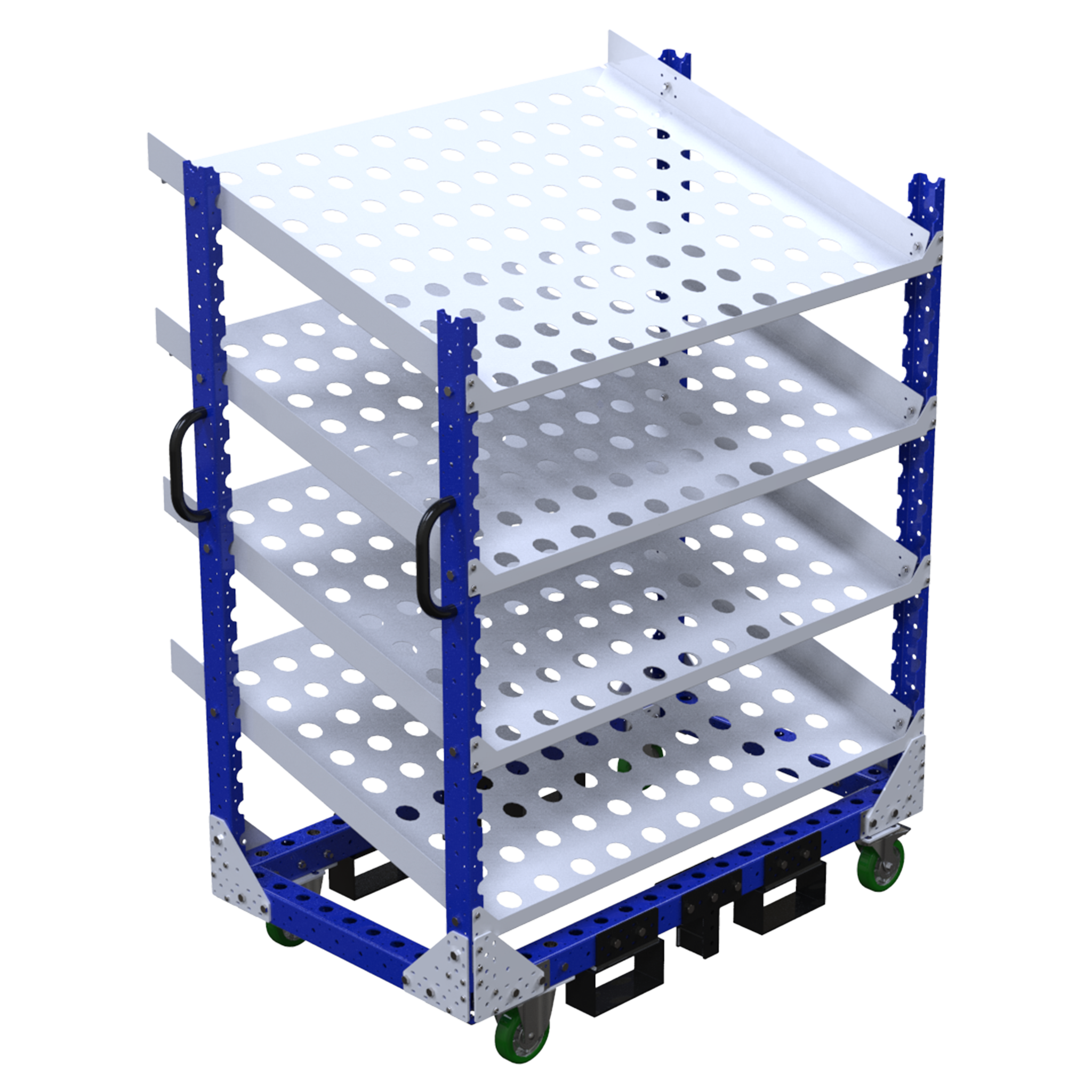Carro de flujo de estantería - 770 x 1330 mm