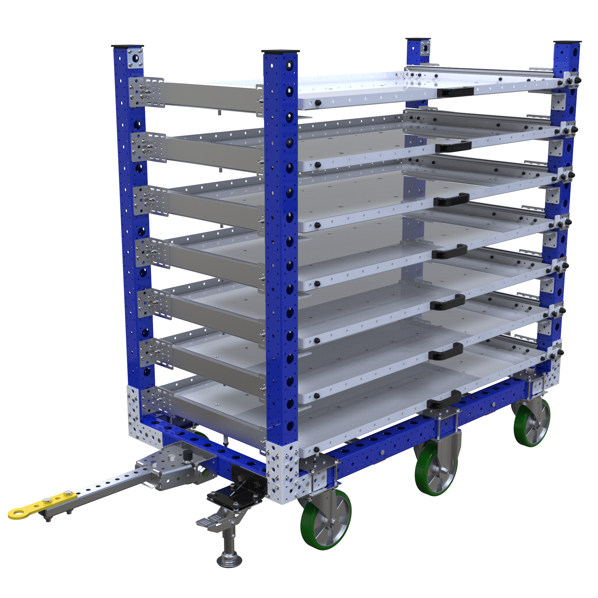 Carro con estante extensible -1540 x 770 mm