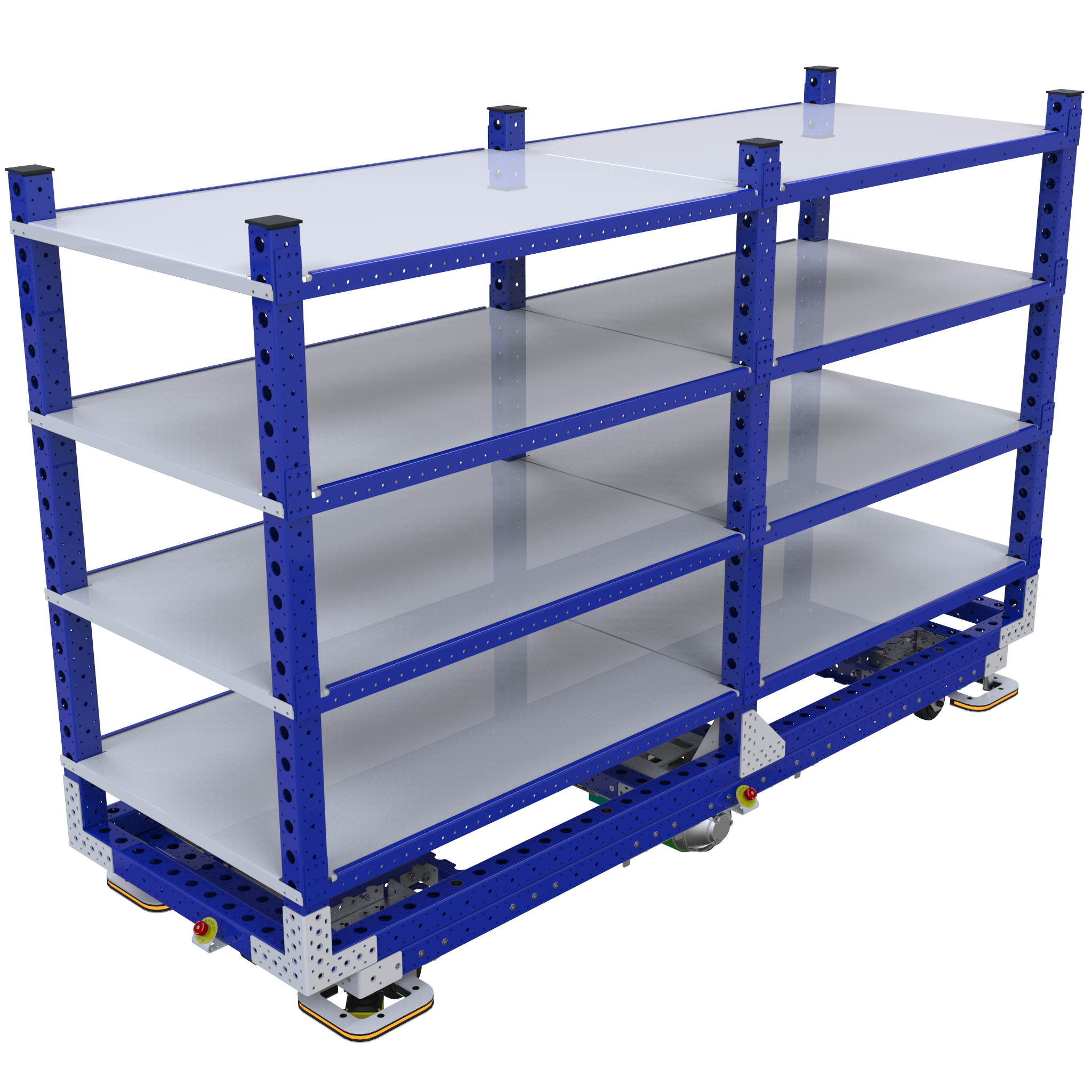 eQart Flat Shelf Cart - 910 x 2520 mm