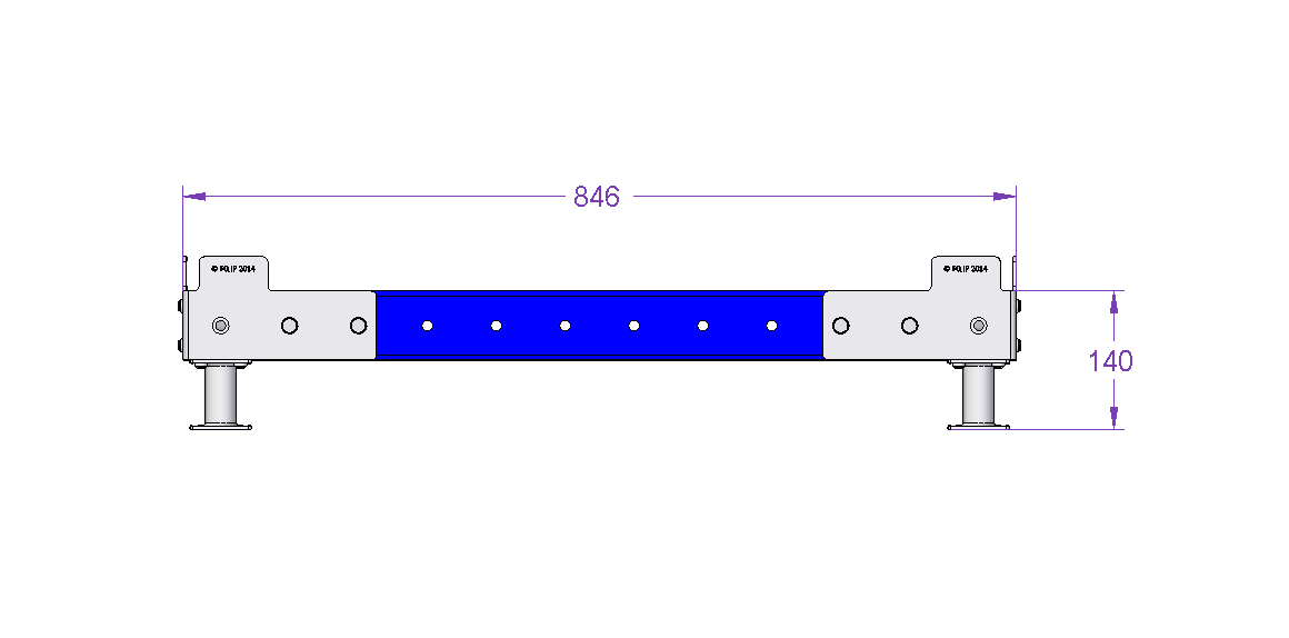 Sub Frame 2240 x 840 mm