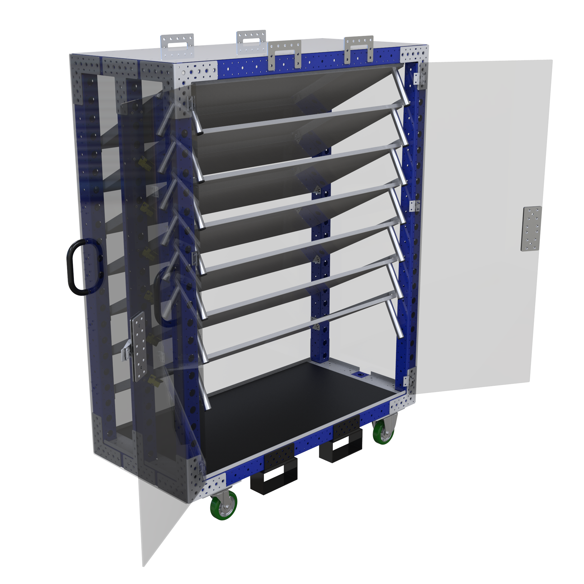 Flip-Up Shelf Cart – 1400 x 630 mm