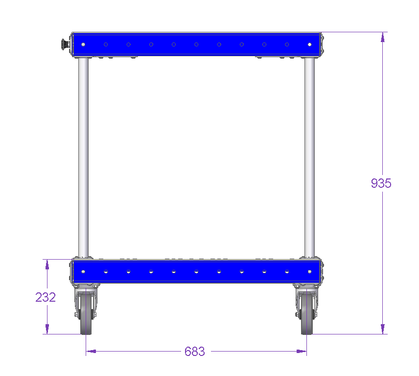 Assembly Cart - 2170 x 770 mm