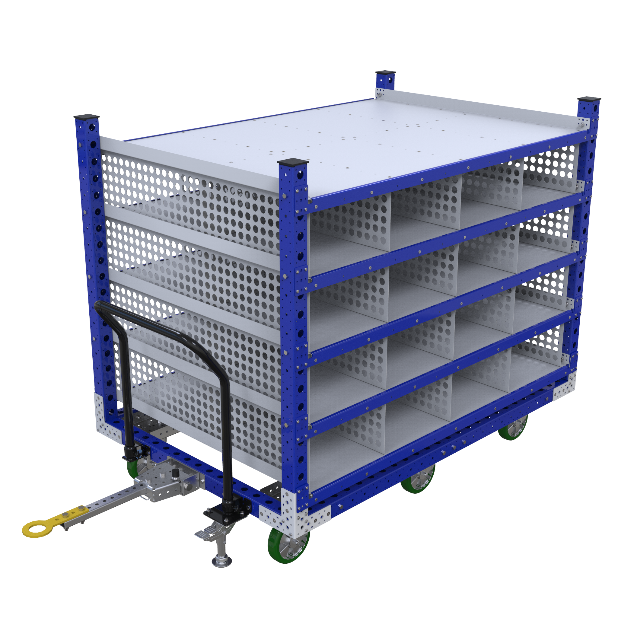 Carro con repisas planas - 1260 x 1890 mm