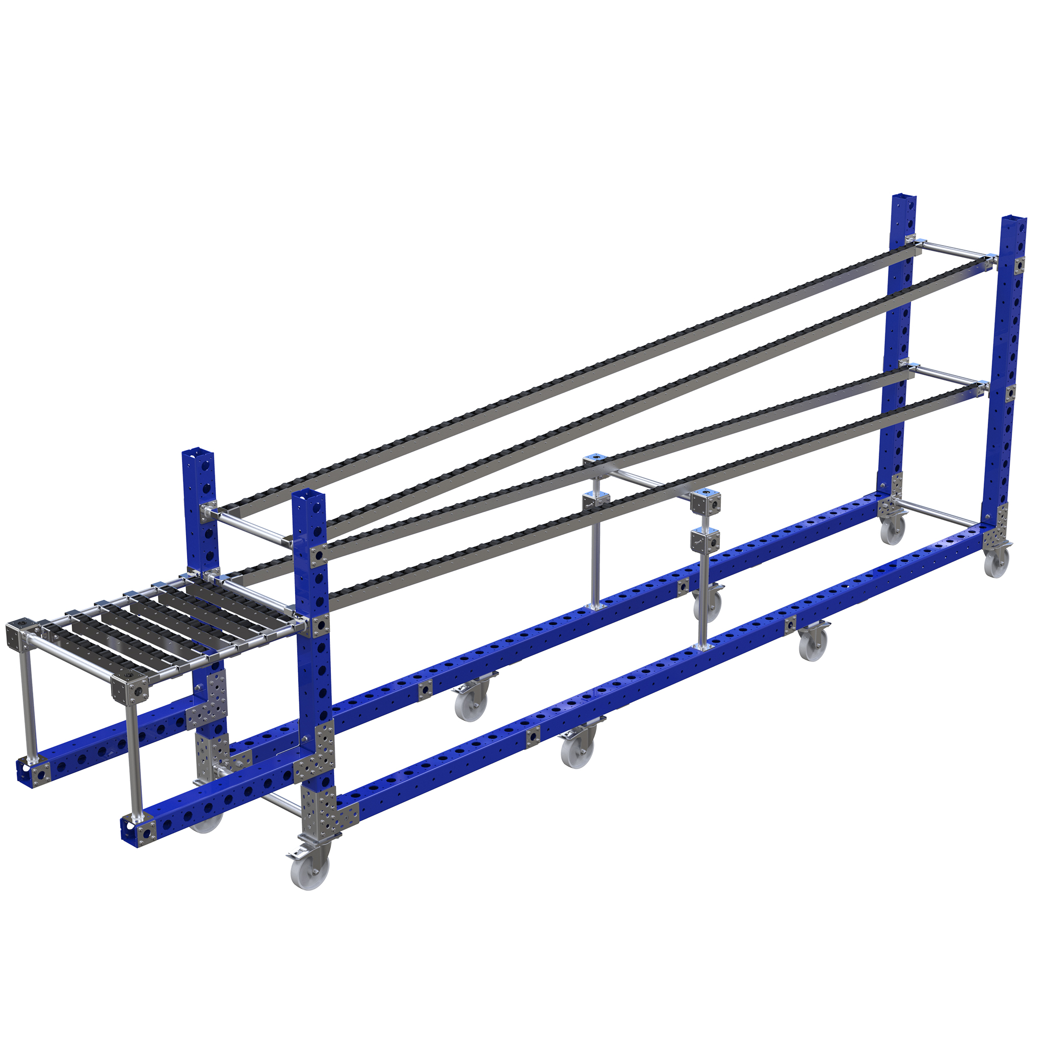 Rollenbahn-Rack 3430 × 560 mm