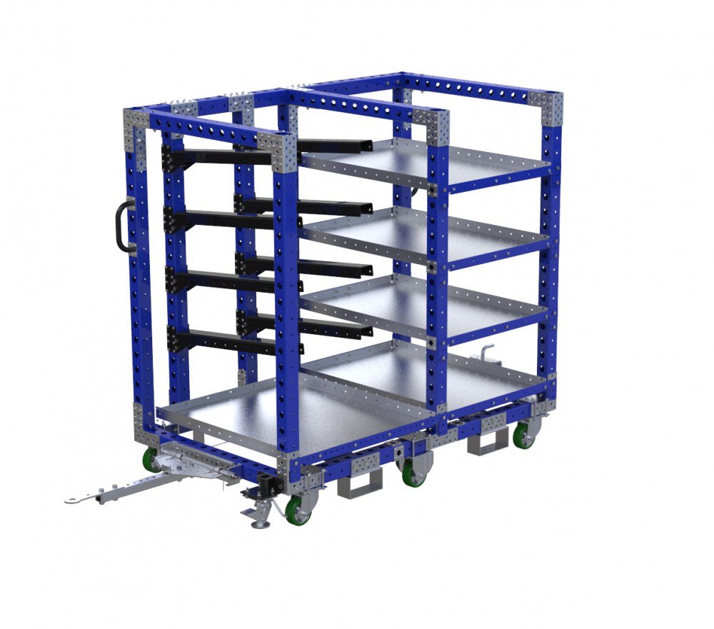 El carrito del kit FlexQube