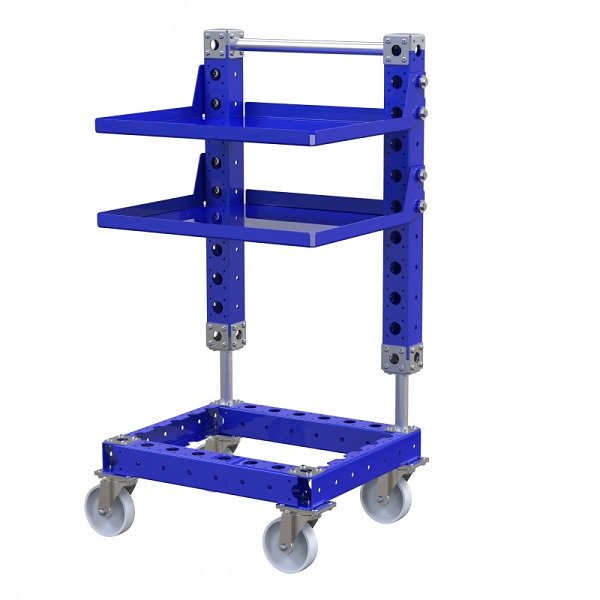 Carrito FlexQube con repisas removibles