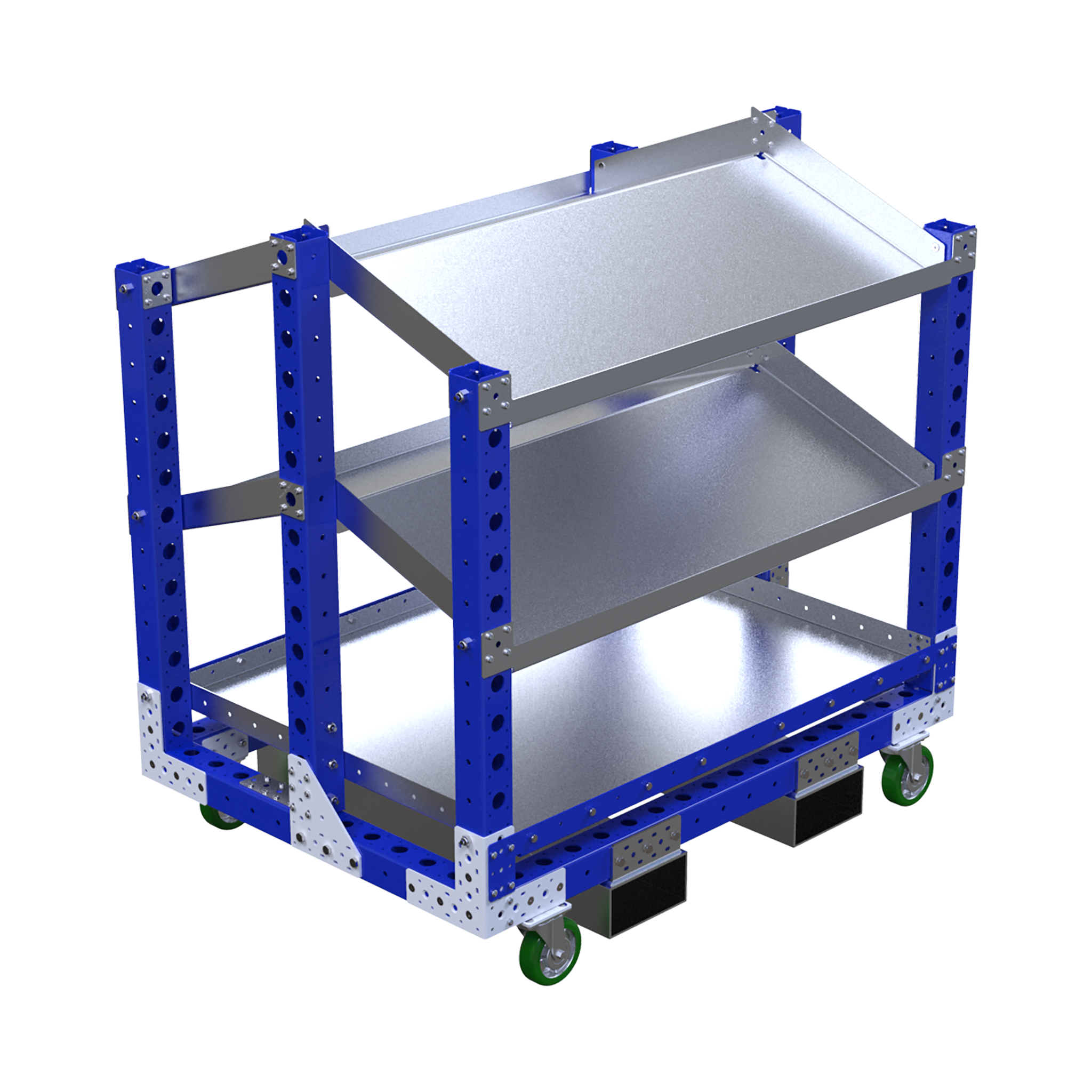 Carro con estante - 1260 x 910 mm