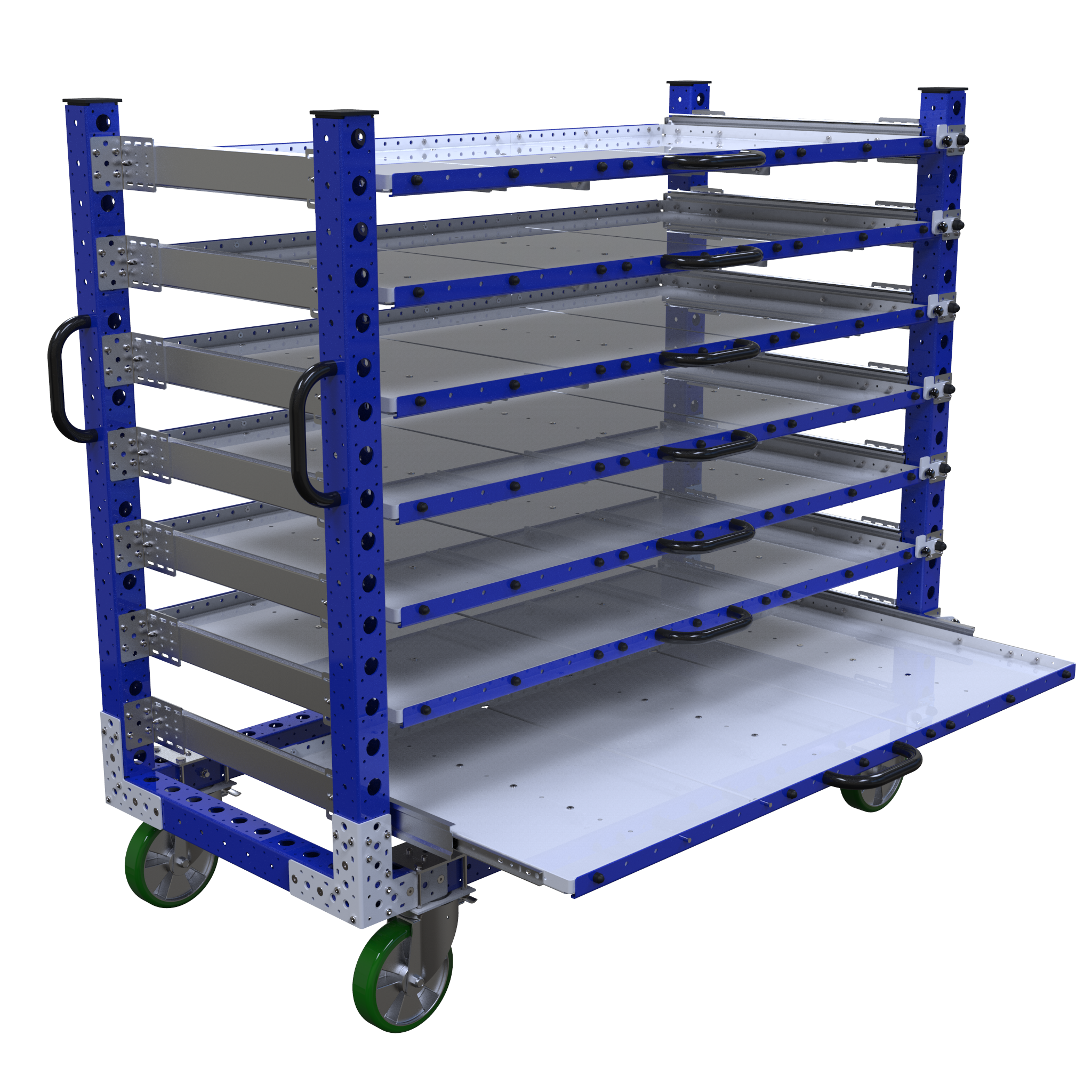 Carro con repisas extensibles - 1680 x 770 mm