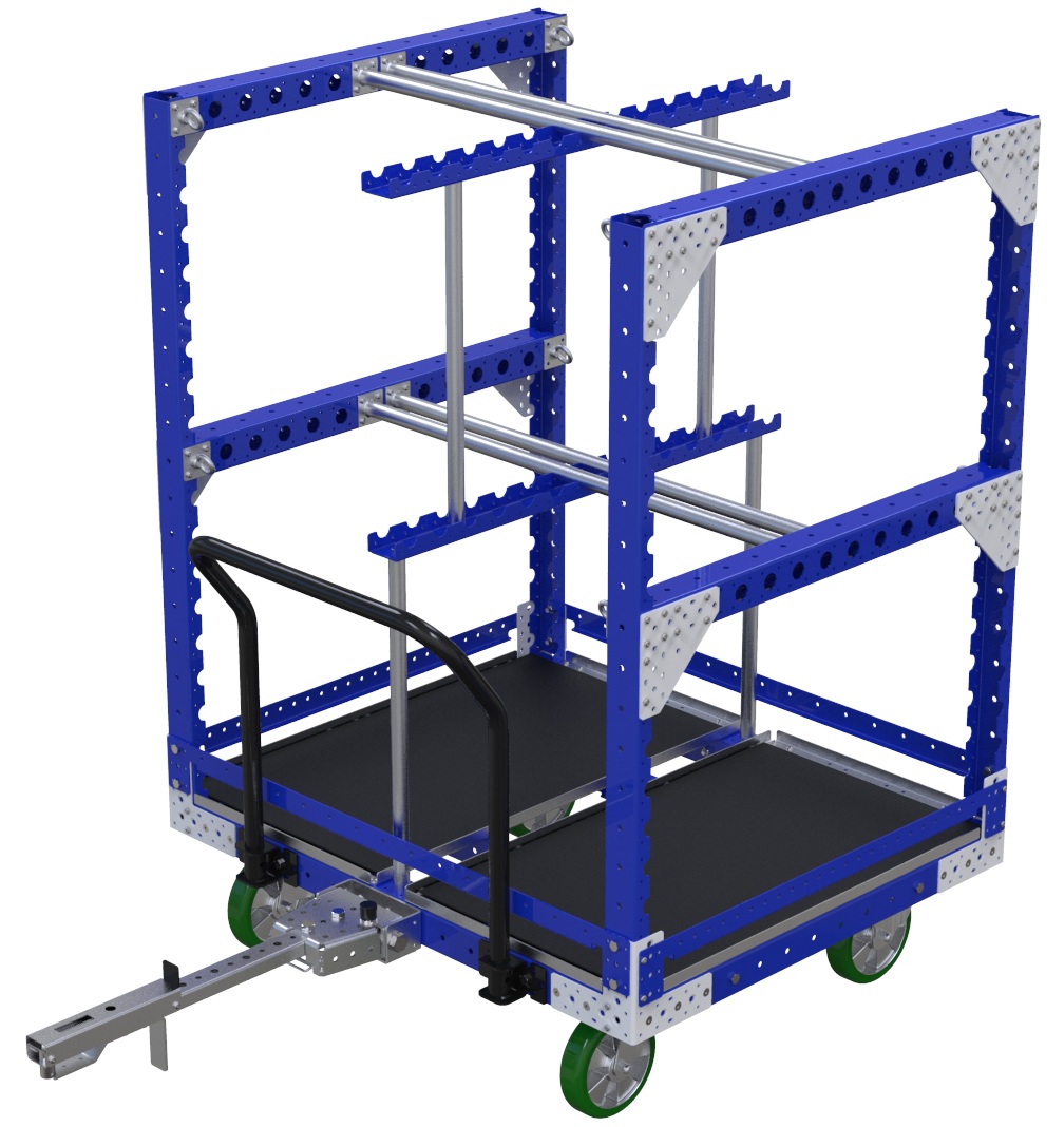 Modular & industrial material handling kit cart by FlexQube
