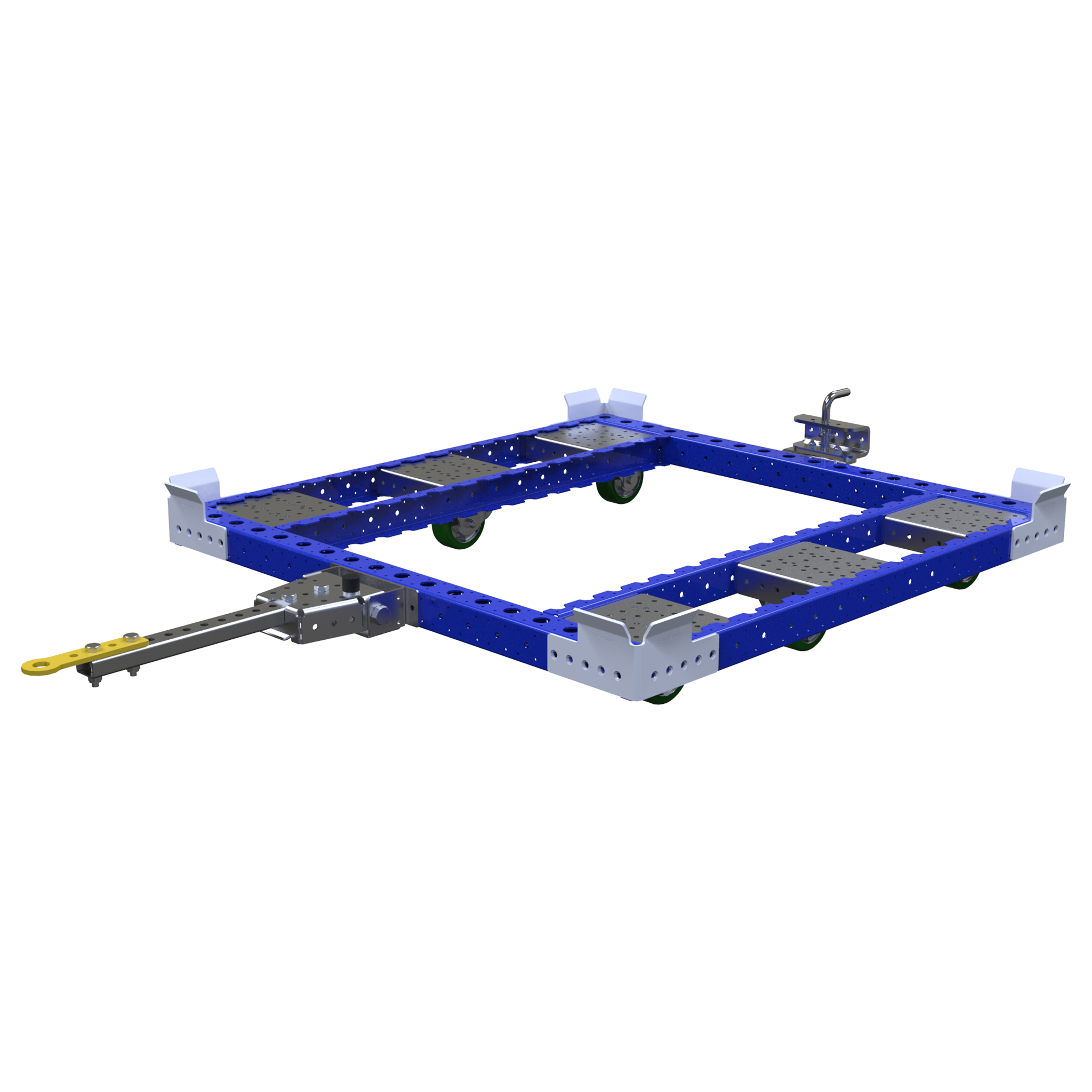 Low Rider Pallet Tugger Cart - 1260 x 1260 mm