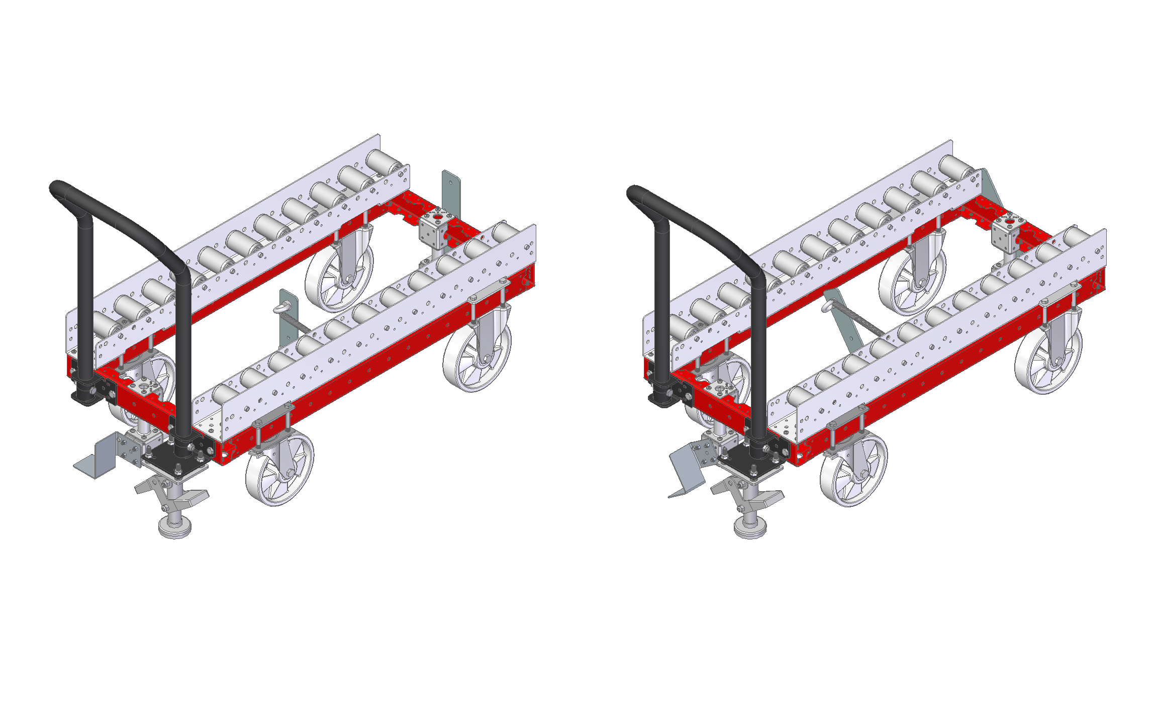 Roller top cart – 1120 x 560 mm