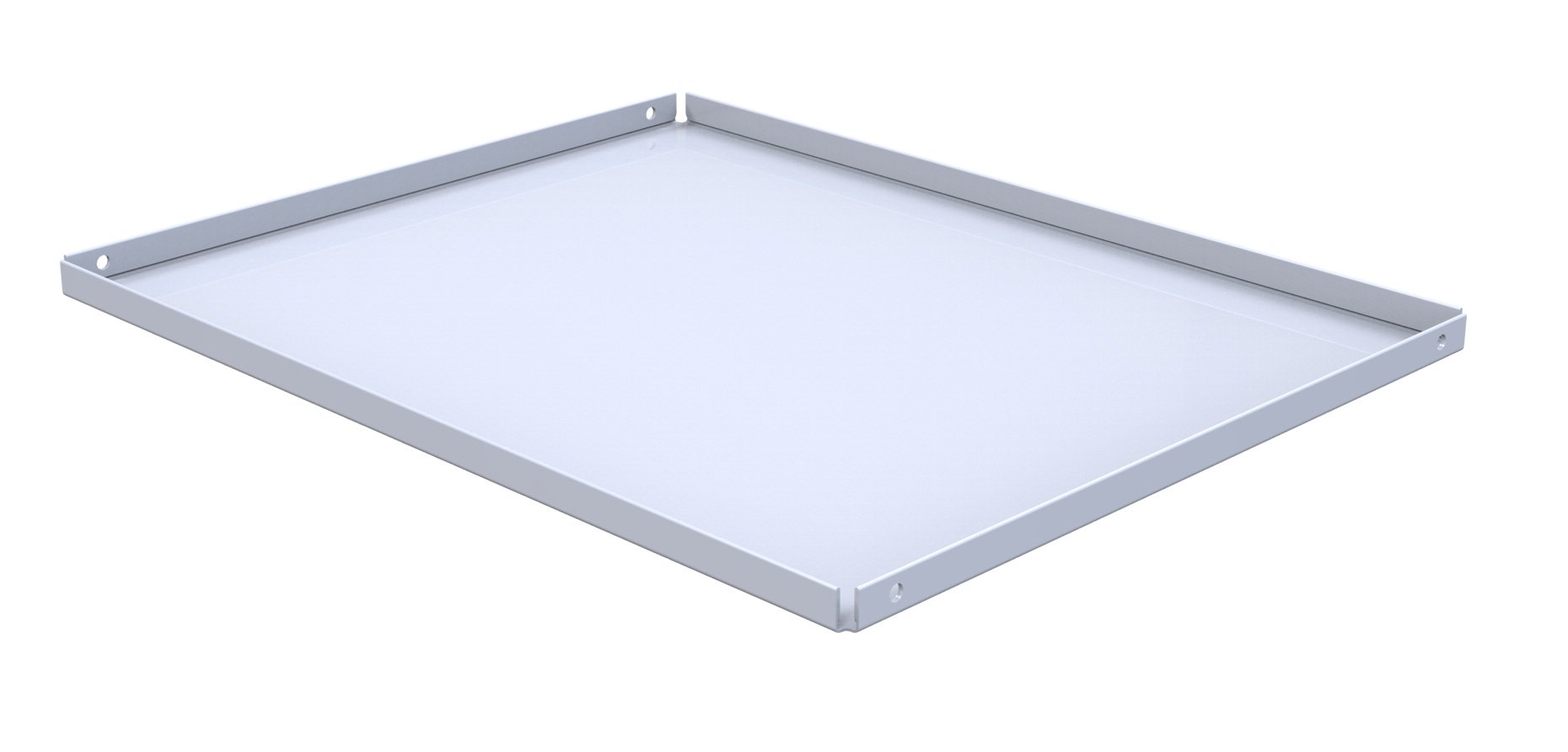 Flat Shelf w. Double bend - 560 x 700 mm