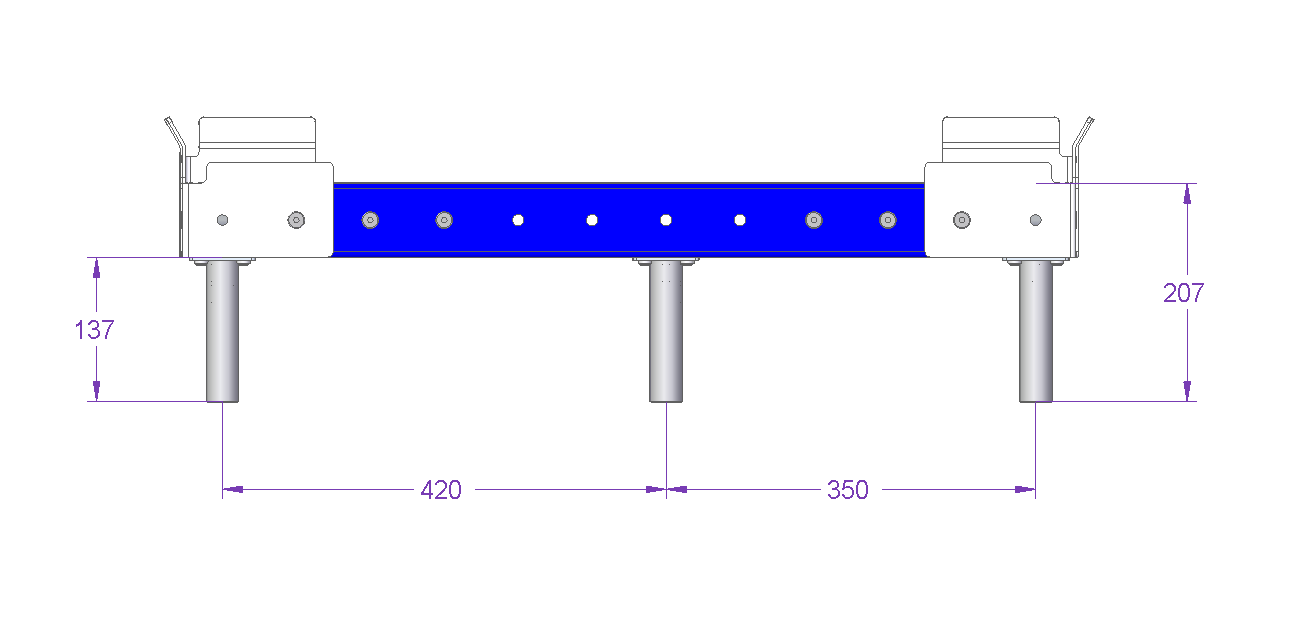Sub Frame - 840 x 910 mm