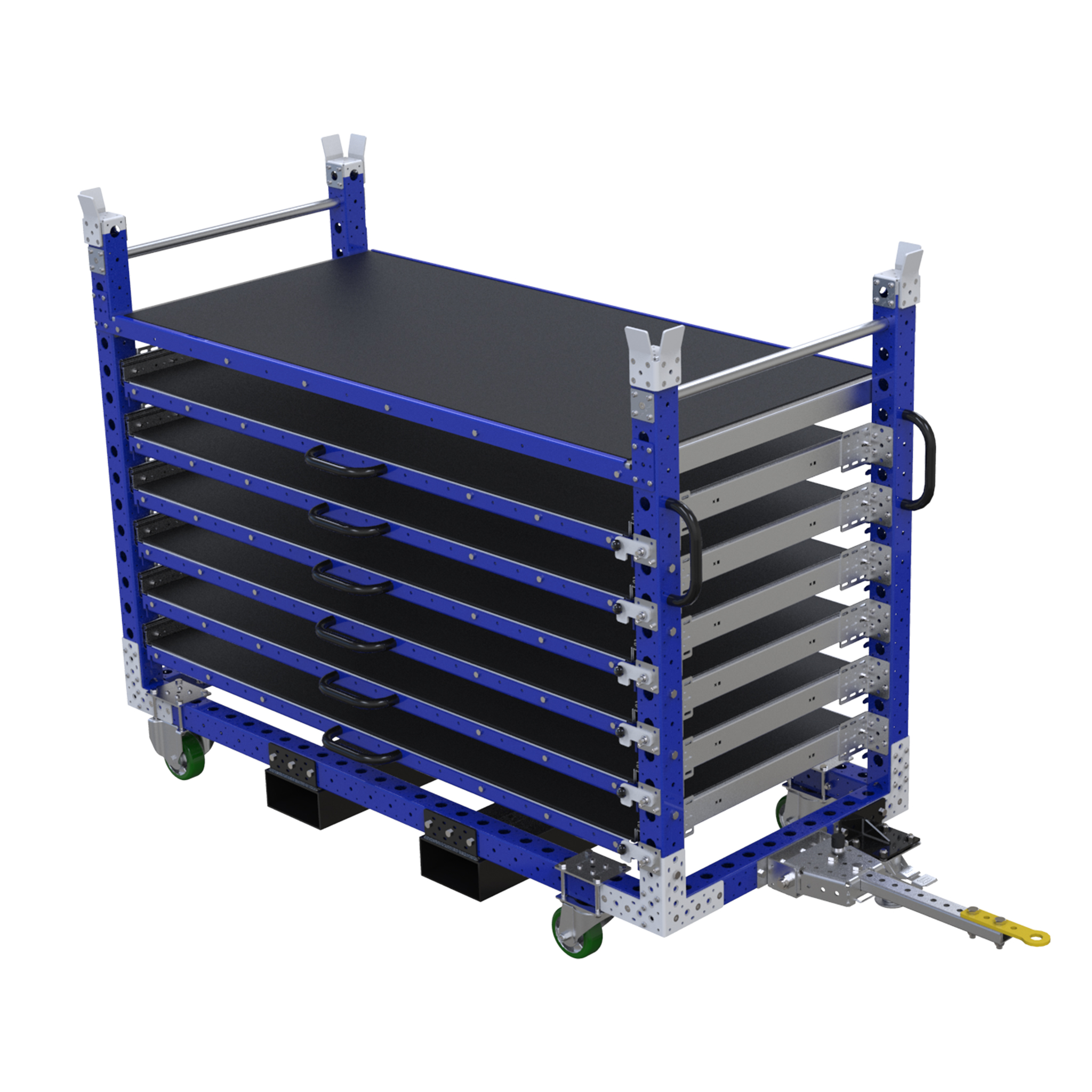 Carro con repisas extensibles - 840 x 1890 mm