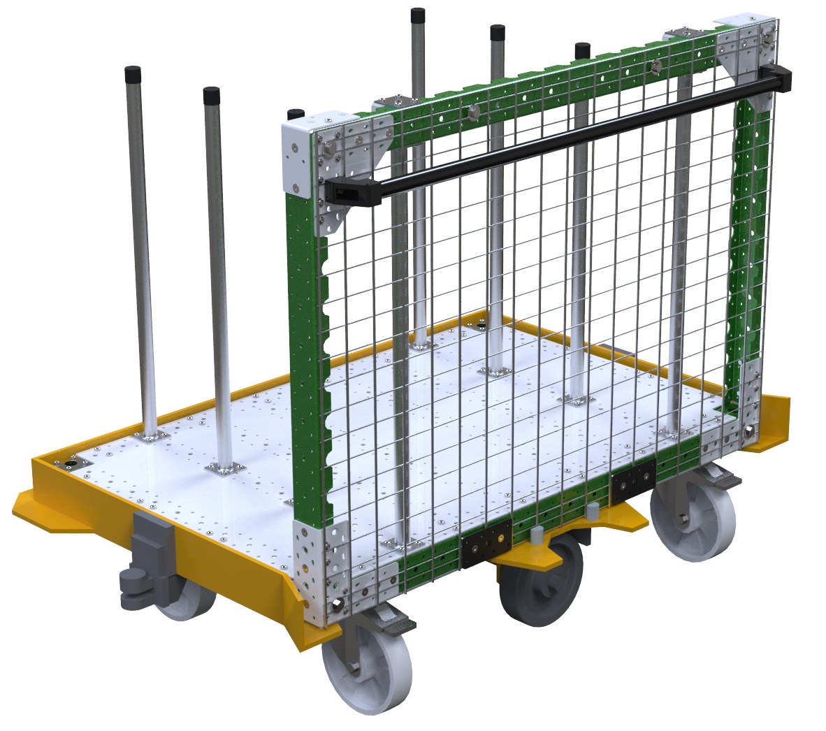 Kit-Wagen für Holzaufsatzrahmen – 820 × 1240 mm
