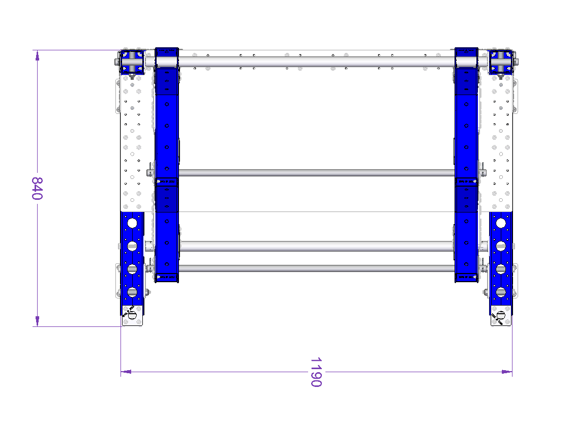 Carrito con Carrete - 840 x 1190 mm