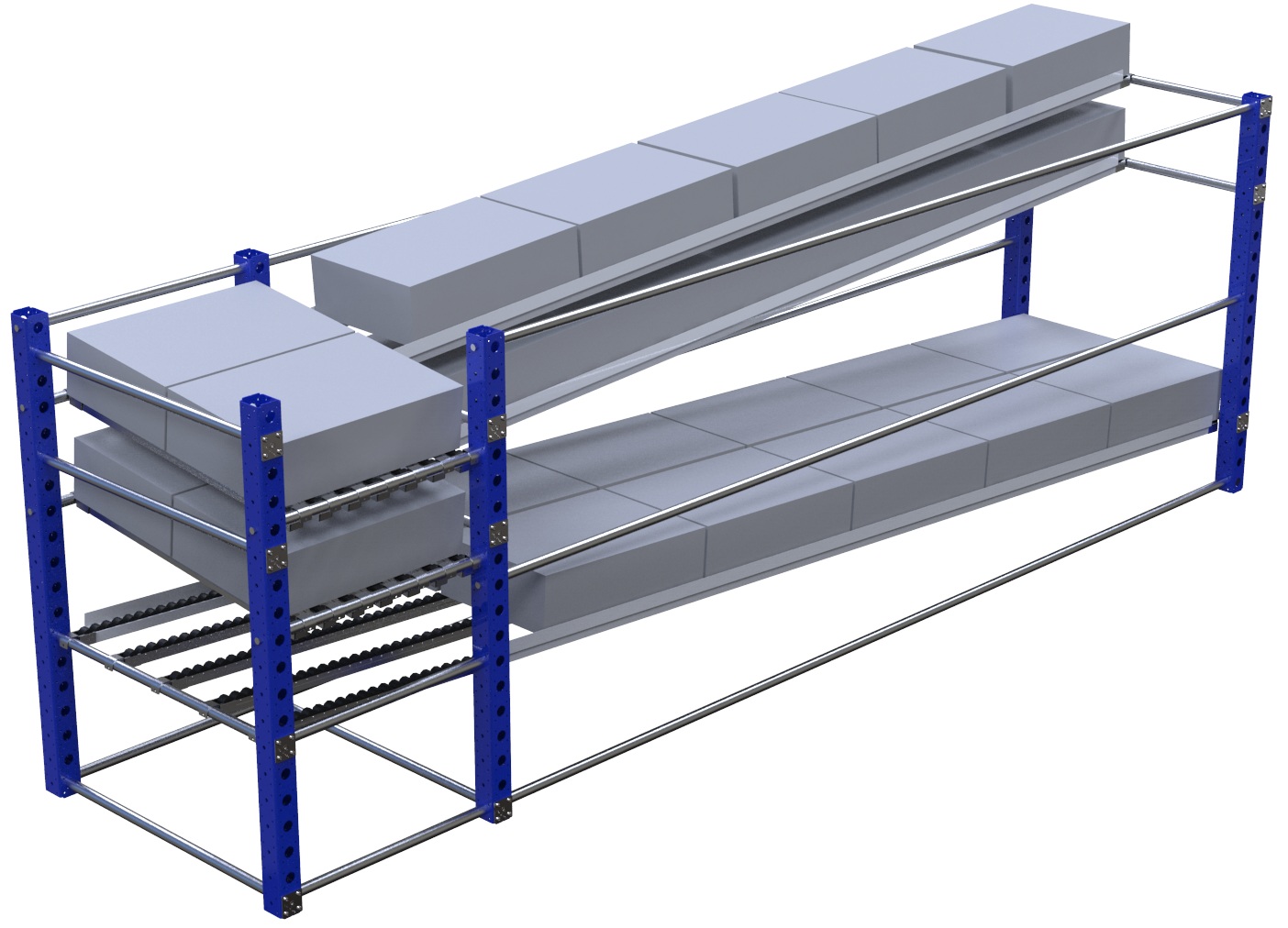 Estante de flujo - 980 x 4050 mm