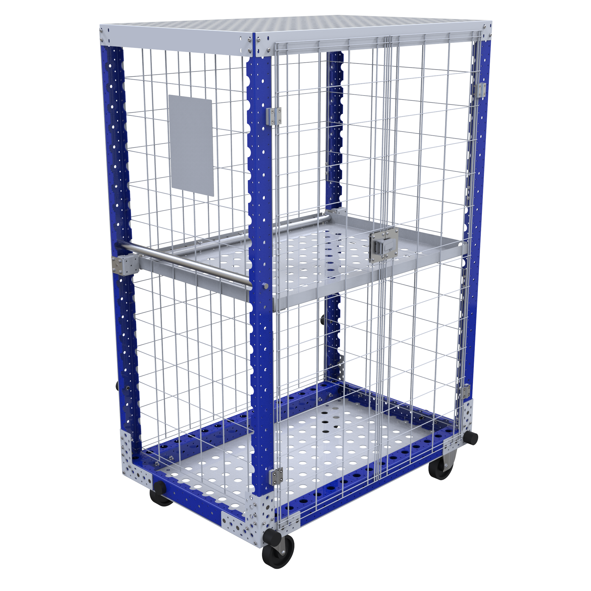 Carro con repisas abatibles - 1190 x 770 mm