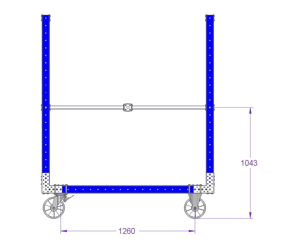 Cart for Plastics - 1610 x 910 mm
