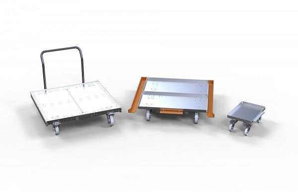 Tres distintos diseños de pallet